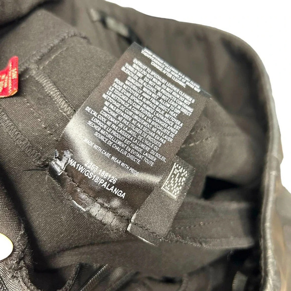 Ted Baker Palanga Black Leather Pencil Skirt Size 2 / US 6 - Picture 8 of 8